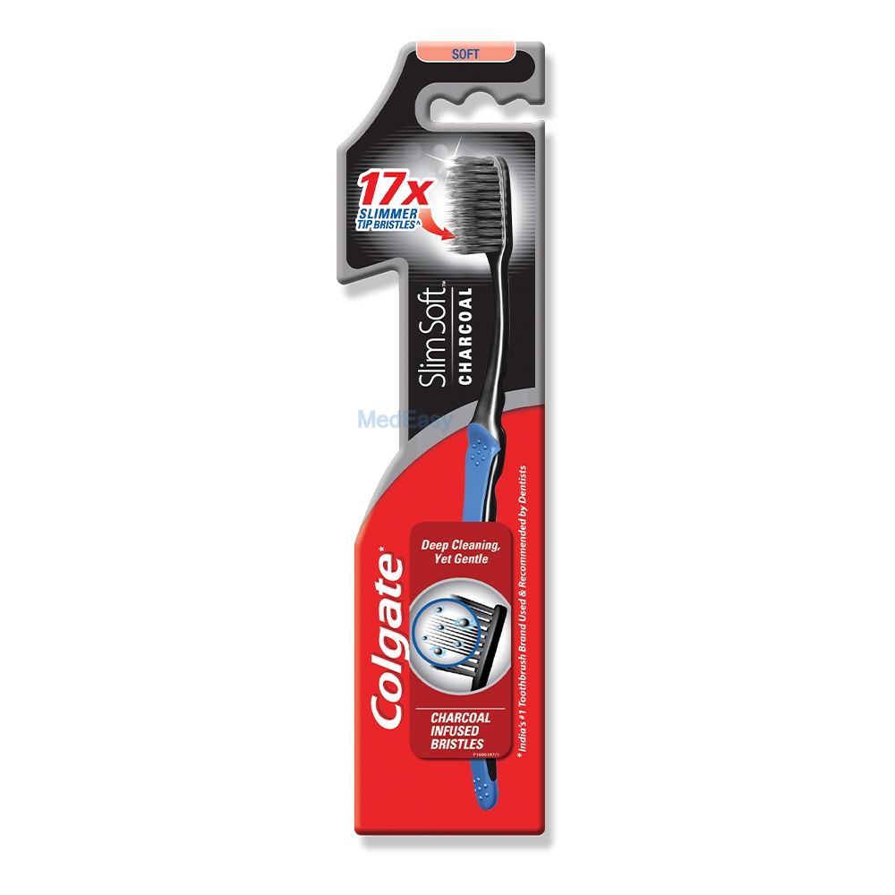 Colgate Slim Soft Charcoal Toothbrush