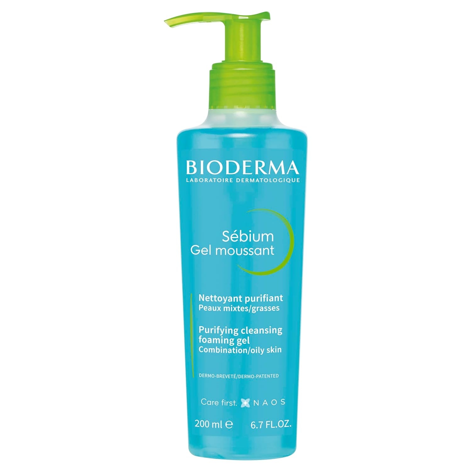 Bioderma Sebium Face And Body Wash Moussant Purifying Cleansing Gel 200 ml