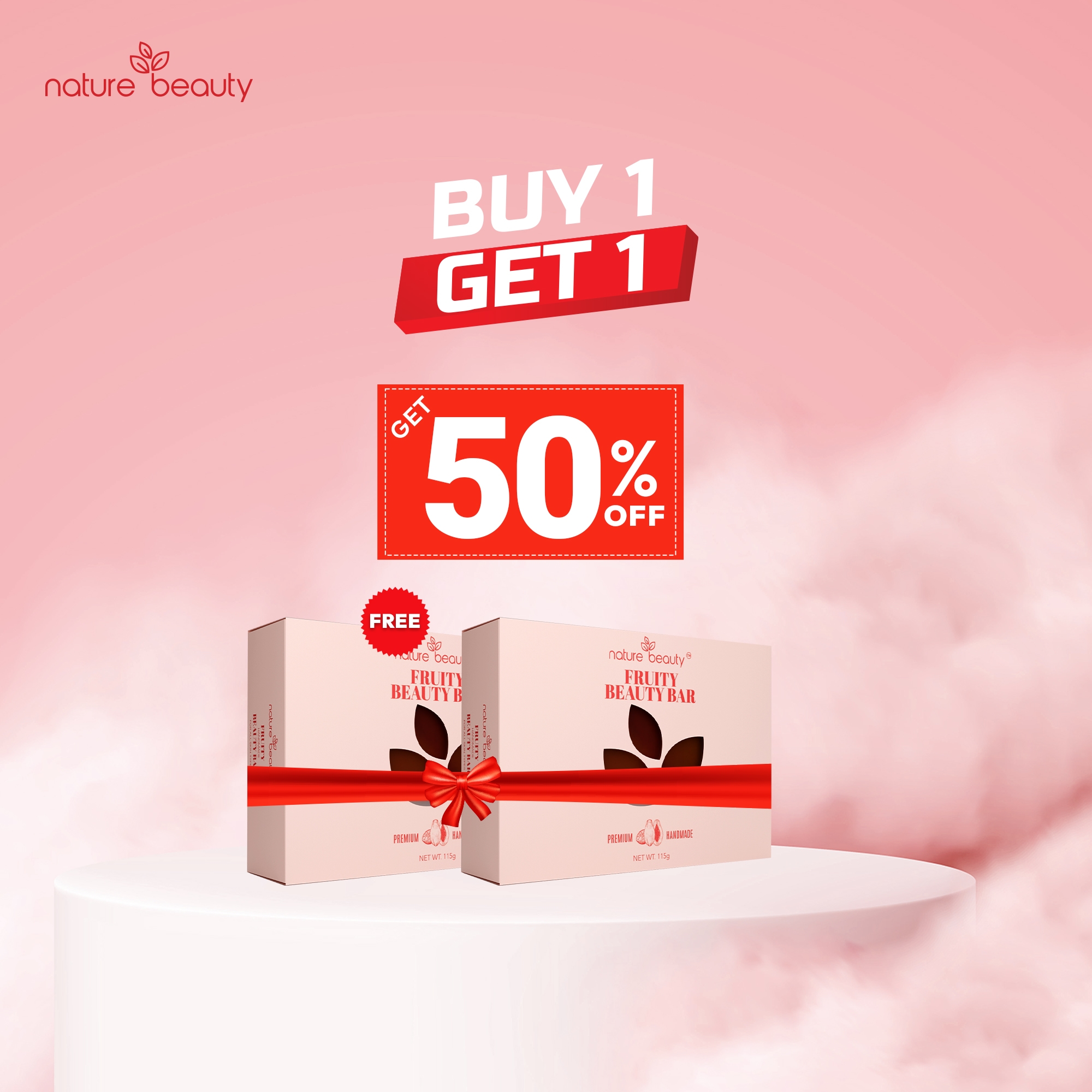 Nature Beauty Hand-made Fruity Beauty Bar Buy 1 Get 1