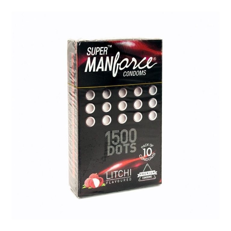 Manforce 1500 Dots  Litchi Flavoured