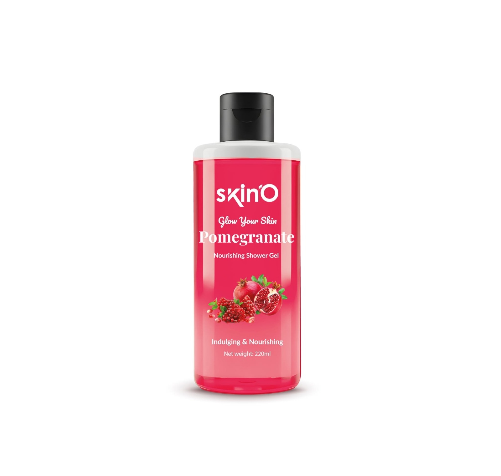 SkinO Glow Your Skin Pomegranate Nourishing Shower Gel 220ml
