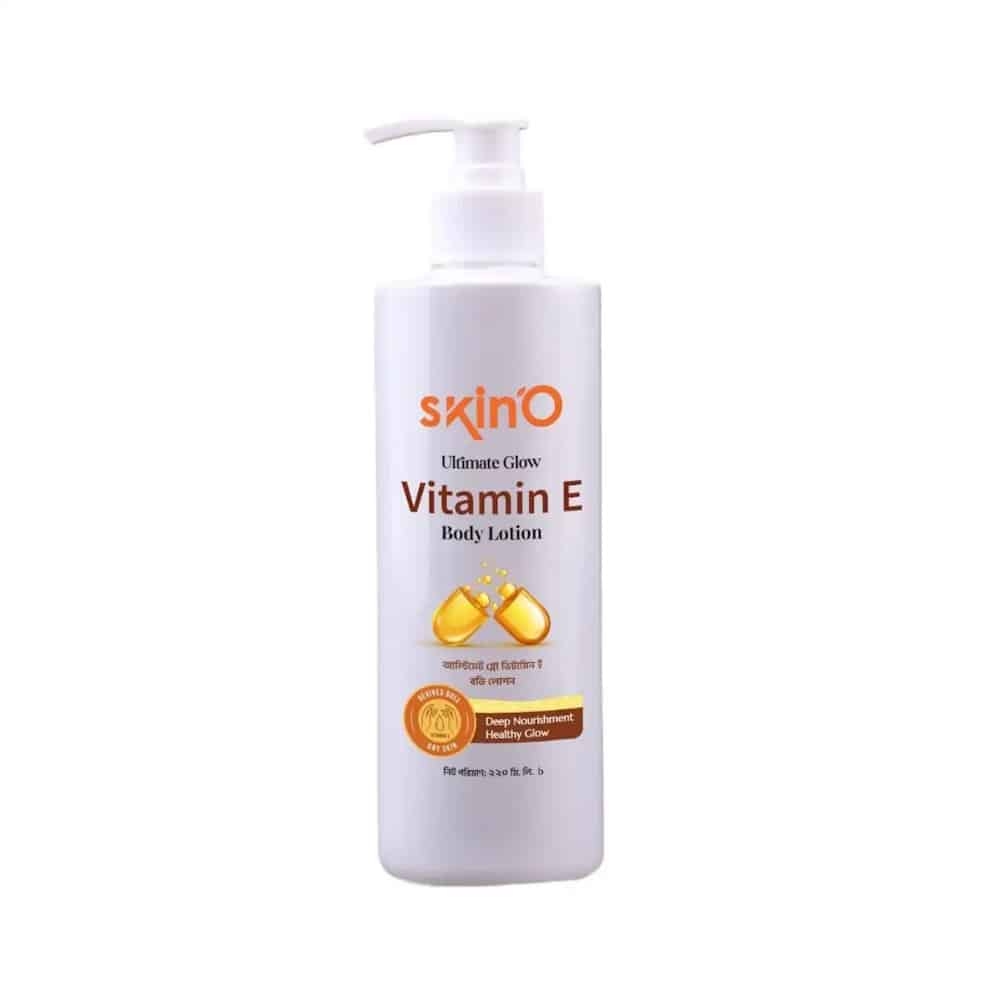SkinO Ultimate Glow Vitamin E Body Lotion with Deep Nourishment  220ml