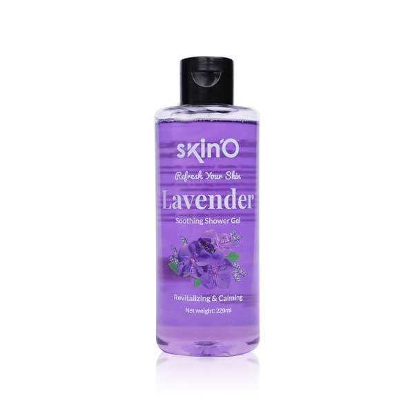 SkinO Lavender Soothing Shower Gel for Revitalizing & Calming Skin 220ml