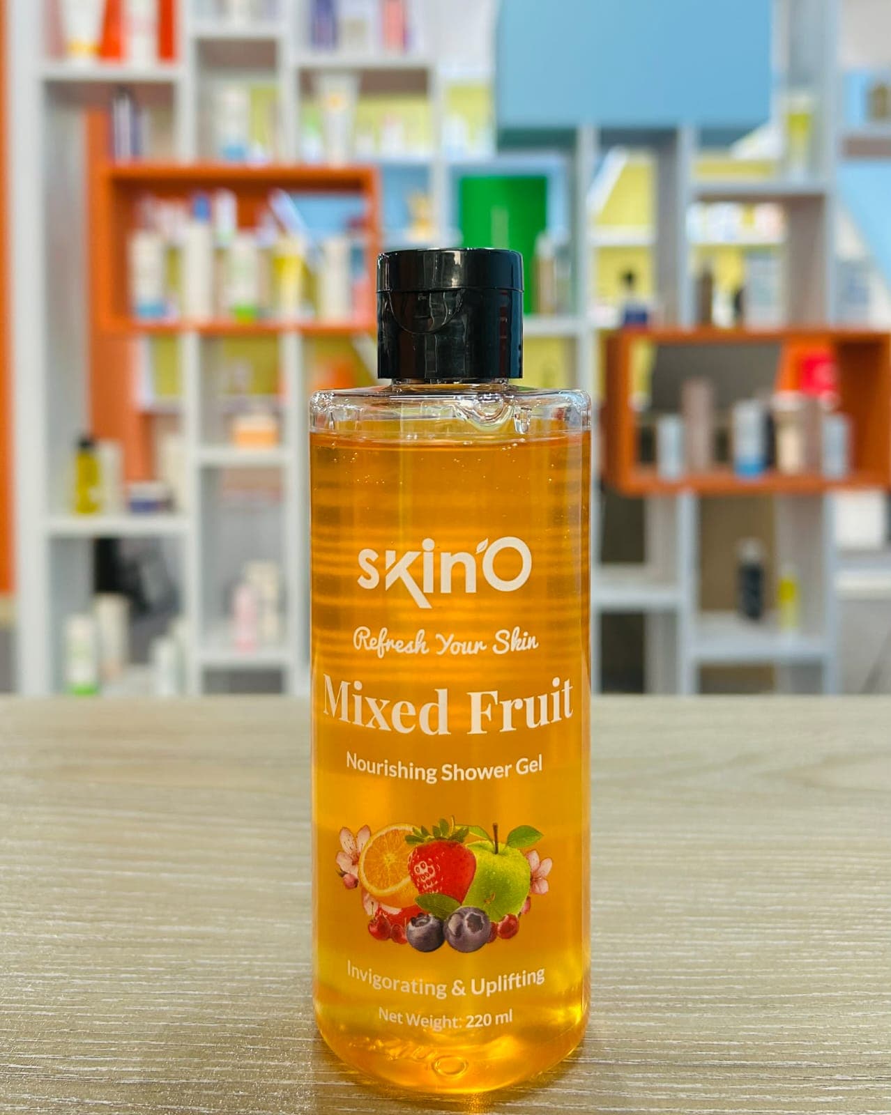 SkinO Mixed Fruit Nourishing Shower Gel for All Skin Types 220ml