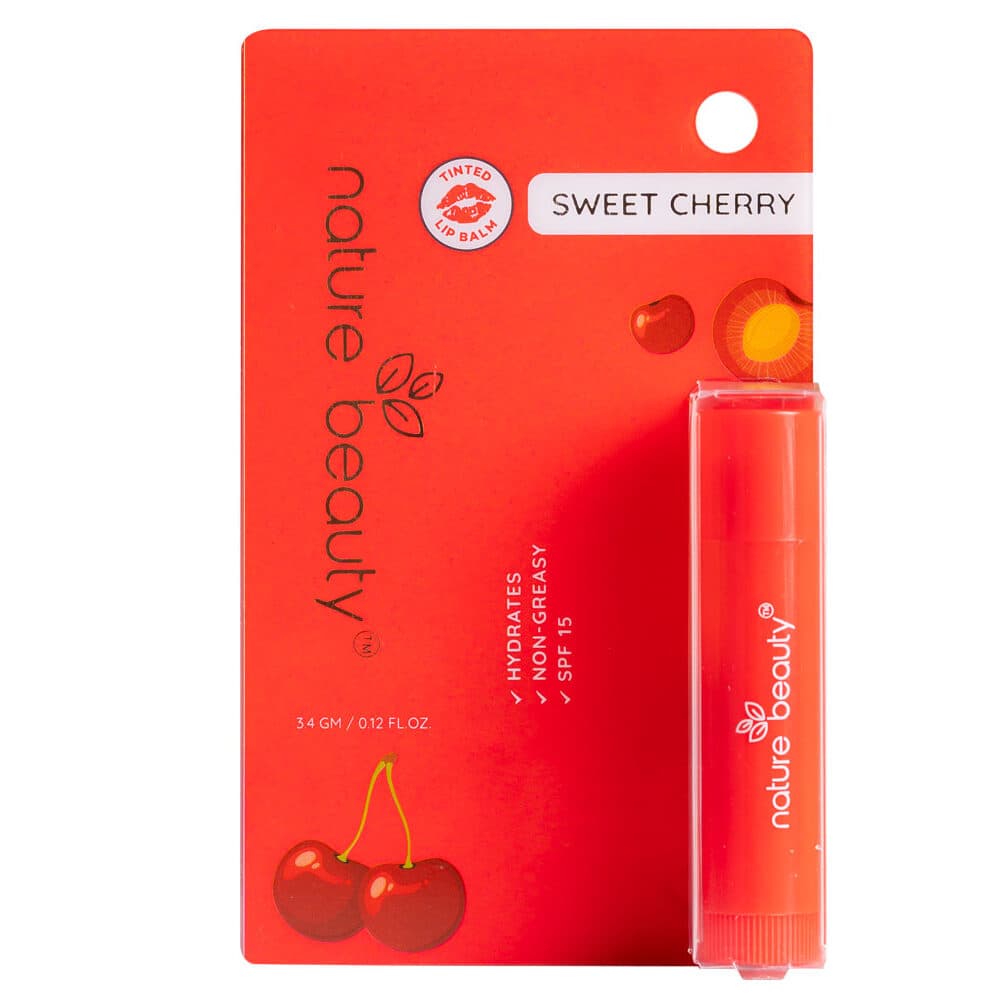 Nature Beauty Sweet Cherry Tinted Lip Balm 3.4g