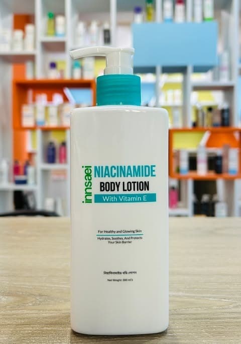 Innsaei Niacinamide Body Lotion with Vitamin E for Healthy & Glowing Skin 300ml